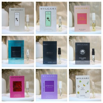 「香水試管」Bvlgari 寶格麗 1.5ml / 2ml 全系列 原廠小樣 白茶 綠意森林 大吉嶺茶 粉水晶 活力海洋
