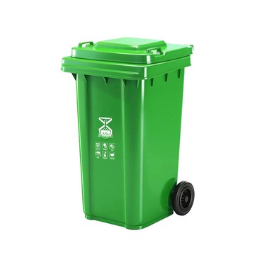 戶外大號垃圾桶大容量廚房小區帶輪蓋商用工業加厚240l分類環衛桶[DD080109]