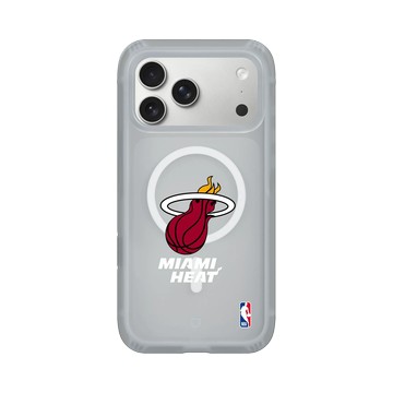 iPhone 17 Pro Max AirX 流變灰 - NBA - Logo-邁阿密熱火 Miami Heat - Light