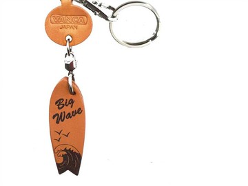 真皮鑰匙圈 衝浪板 VANCA CRAFT 日本製造 職人手工