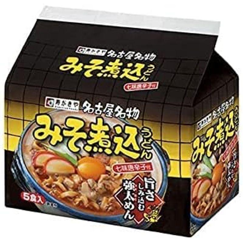 寿がきや みそ煮込みうどん 91g×５個 （１パック５食入り）