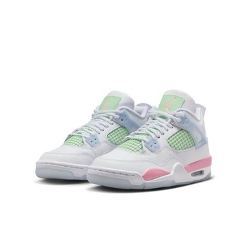 NIKE AIR JORDAN 4 RETRO (GS) 童休閒鞋 粉綠-IB7068100