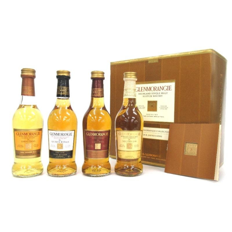 グレンモーレンジ ミニボトル 4本セット Glenmorangie 100ml 冊子付 箱