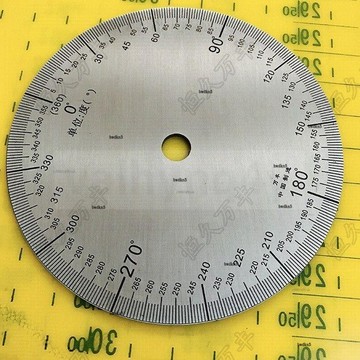 # c886t 刻度盤不銹鋼角度盤360度量角器圓配件90x8x2 A014直銷
