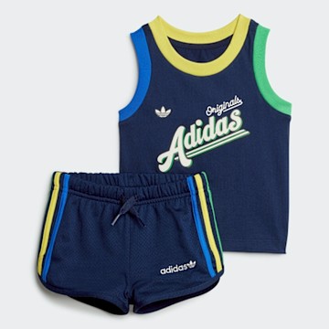 【adidas 愛迪達】 運動套裝 背心/短褲 嬰幼童裝 - Originals JC5871