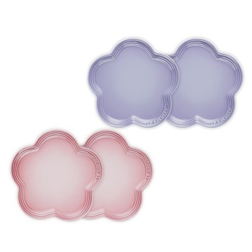 LE CREUSET -瓷器花型盤 23cm-大 (櫻花粉/粉彩紫 2色選1)