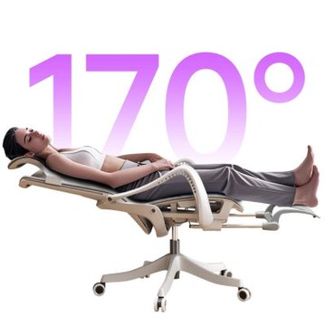 午休老板人體工學椅 170度躺平 軟座附被毯 64x46x137CM 午休椅 電腦椅 電競椅 午睡椅 平躺椅