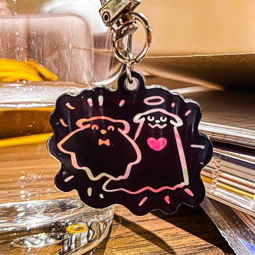 絢空間角色 雷射 閃亮壓克力吊飾