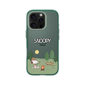iPhone 16 Pro Clear 憂墨綠 - 史努比 Snoopy - 露營趣