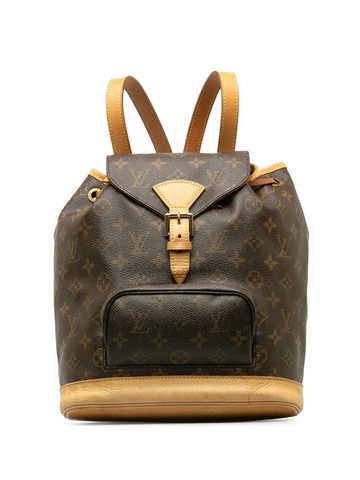 Louis Vuitton Pre-Owned - 1998 Montsouris MM backpack - women - Canvas/Leather - One Size - Brown