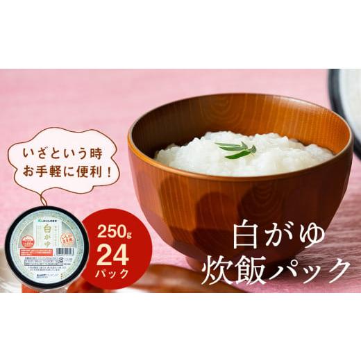 ふるさと納税 宮城県 東松島市 JAいしのまき米 白がゆ炊飯パック 24パック入り レトルト お米 米 東松島 宮城県 おかゆ お粥