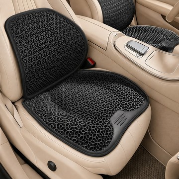 蜂窩凝膠坐墊腰靠 汽車腰靠 汽車椅墊 椅子坐墊 汽車座墊 座椅墊 護腰墊 靠腰 靠背 冰墊【CQ0372】普特汽車精品