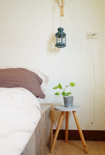 文青水泥盆栽架