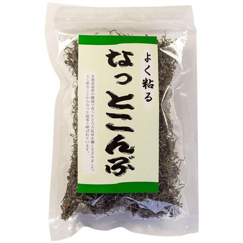 よく粘るなっとこんぶ 55g (北海道産刻みねこ足昆布) 漬け物や煮物に最適な細切り猫足コンブ (きざみ納豆昆布)