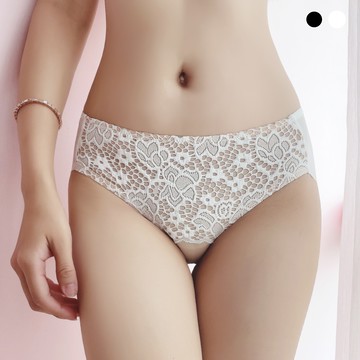 內褲_個性寶妮-Mini Queen蕾絲舒適歐美無痕內褲(兩色)