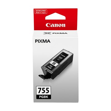 canon 原廠正品高容量XXL墨水匣 PGI-755-BK  1個  黑色