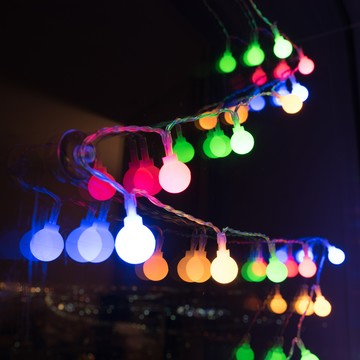 comet 彩色裝飾燈串 40顆  彩色  1組