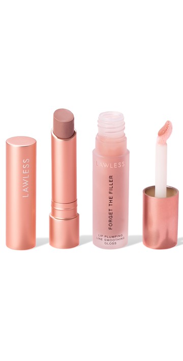 LAWLESS Lip Twin Bundle Nudie One Size