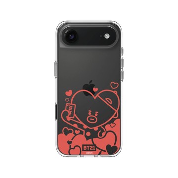 iPhone Air Clear Case（相機按鈕） 透明 - BT21 - Monochrome TATA