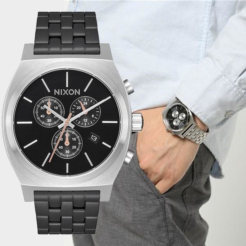 美品 NIXON ニクソン THE ANTHEM CHRONO アンセム クロノ