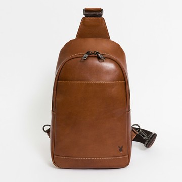 PLAYBOY - 單肩背包 Own系列 - 咖啡色