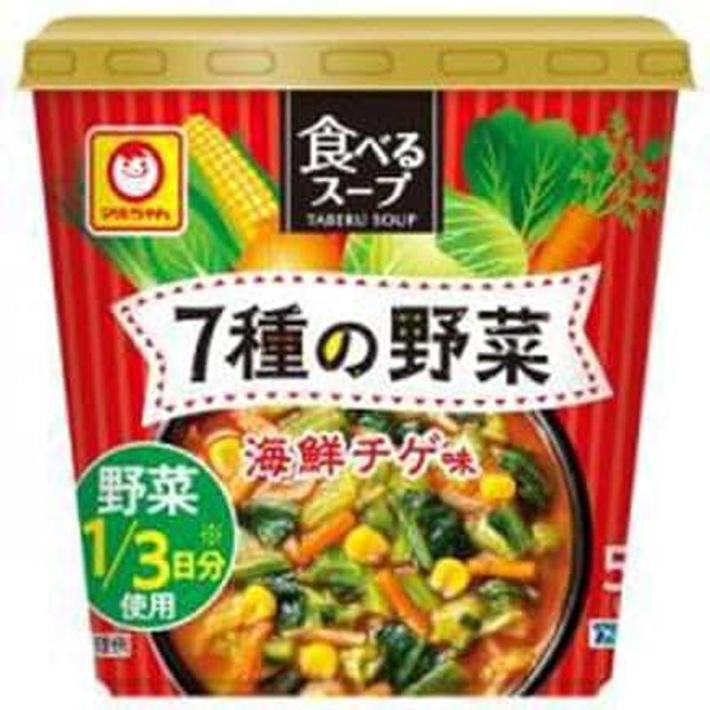 東洋水産 マルちゃん 7種の野菜 スープ 海鮮チゲ味 6入