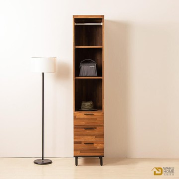 waku home 瓦酷家具 歐克斯工業生活1.3尺40cm衣櫥 b001-769