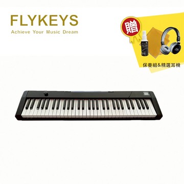 FLYKEYS M2 61鍵 輕便型電鋼琴 單主機款 黑色【敦煌樂器】
