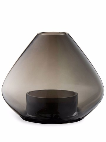 AYTM - UNO lantern vase - unisex - glass - One Size - Black