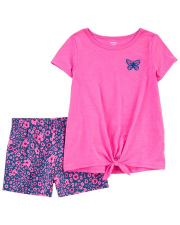 Kid 2-Piece Butterfly Tee & Short Set