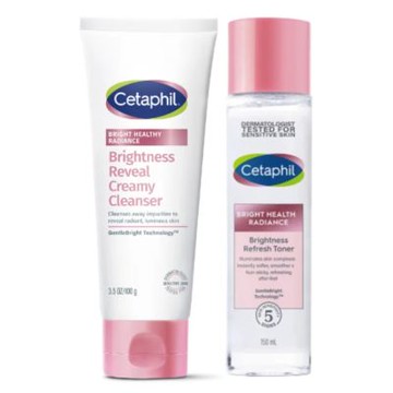 Cetaphil舒特膚 BHR淨白潔面乳+BHR淨白化妝水