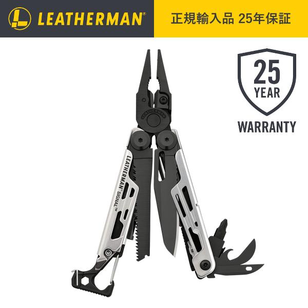 レザーマン LEATHERMAN SIGNAL シグナル Black  Silver プライヤー型 正規品 25年保証 マルチツール 十徳ナイフ 防災 アウトドア キャンプ