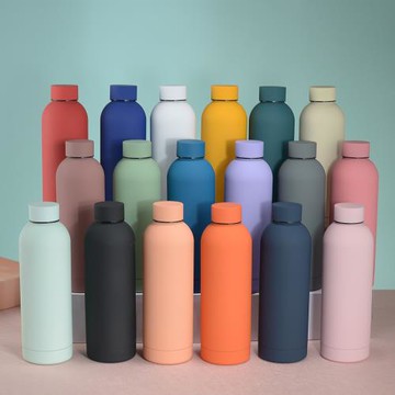 跨境小口瓶304不銹鋼保溫杯美式大容量保溫瓶便攜運動真空瓶批發