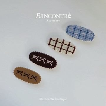 新年髮飾『餅乾造型 瀏海髮夾』隔日到貨 Rencontre  髮夾推薦 女生夾子 造型髮飾 髮夾 瀏海夾 小夾子