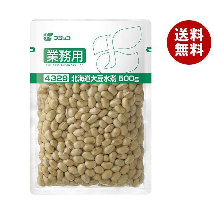 フジッコ 業務用 北海道大豆 水煮 500g×10袋入｜ 送料無料 一般食品 まめ 大豆