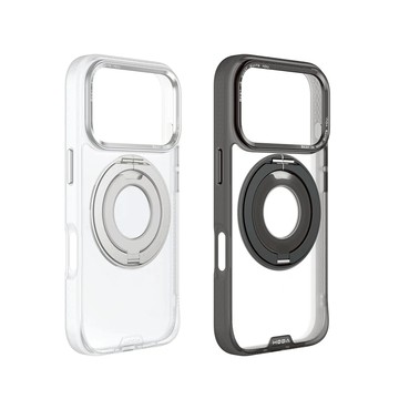 HODA 【iPhone 17 / Air 系列】 MagSafe 柔石支架指環防摔保護殼