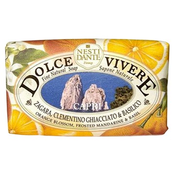 NESTI DANTE 義大利手工皂 卡布里 250g 天然植物油 橙花冰鎮柑橘羅勒精華 溫和潔淨保濕 義大利製造  1個