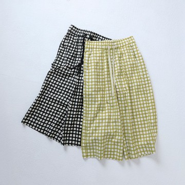 【新品搶先看】比春天早一步 | 窗格映像派 | 抽繩寬褲(請先私訊)