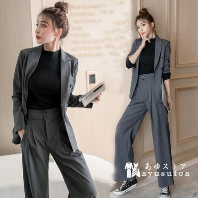 フォーマル パンツスーツ レディース ジャケット ビジネススーツ キャリア 上下 2点 アンサンブル 通勤ol 通勤服 オフィス 仕事 会社 通販 Lineポイント最大get Lineショッピング
