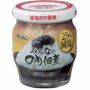 磯じまん みんなののり佃煮２５％減塩１４５ｇ  ×48