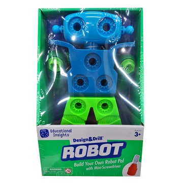 Educational Insights 天才工程師 搖滾機器人套裝 激發創造力 訓練手部肌肉 增強手眼協調  1盒  搖滾機器人