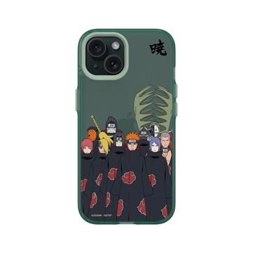 iPhone 15 Clear 憂墨綠 - 火影忍者 Naruto - 曉之戰隊