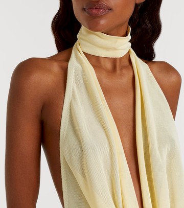 Aya Muse Draped jersey gown