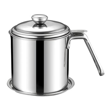 couselect 多功能304不鏽鋼過濾油壺  1個  2L