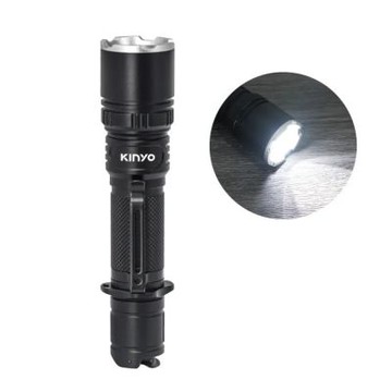 【KINYO】雙鍵強光手電筒 (LED-671)