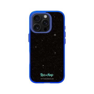 iPhone 16 Pro Clear 激光藍 - 瑞克和莫蒂 Rick and Morty - Logo