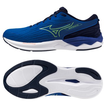 Mizuno 美津濃 男款 WAVE REVOLT 3 慢跑鞋 J1GC248162  28.5cm  藍色