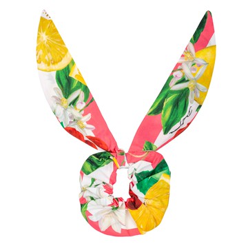 Dolce & Gabbana Kids 檸檬櫻桃棉質髮圈