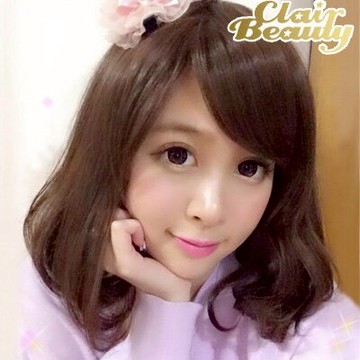 短髮 捲捲內灣梨花澎澎捲捲頭【MB080】高仿真超自然整頂假髮☆雙兒網☆