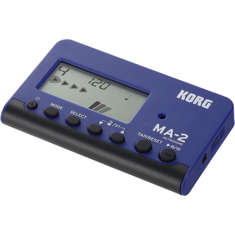 KORG メトロノーム MA-2 BLBK ブルーブラック 吹奏楽 ブラスバンド オーケストラ ギター 声楽 アカペラ 個人練習に最適 10